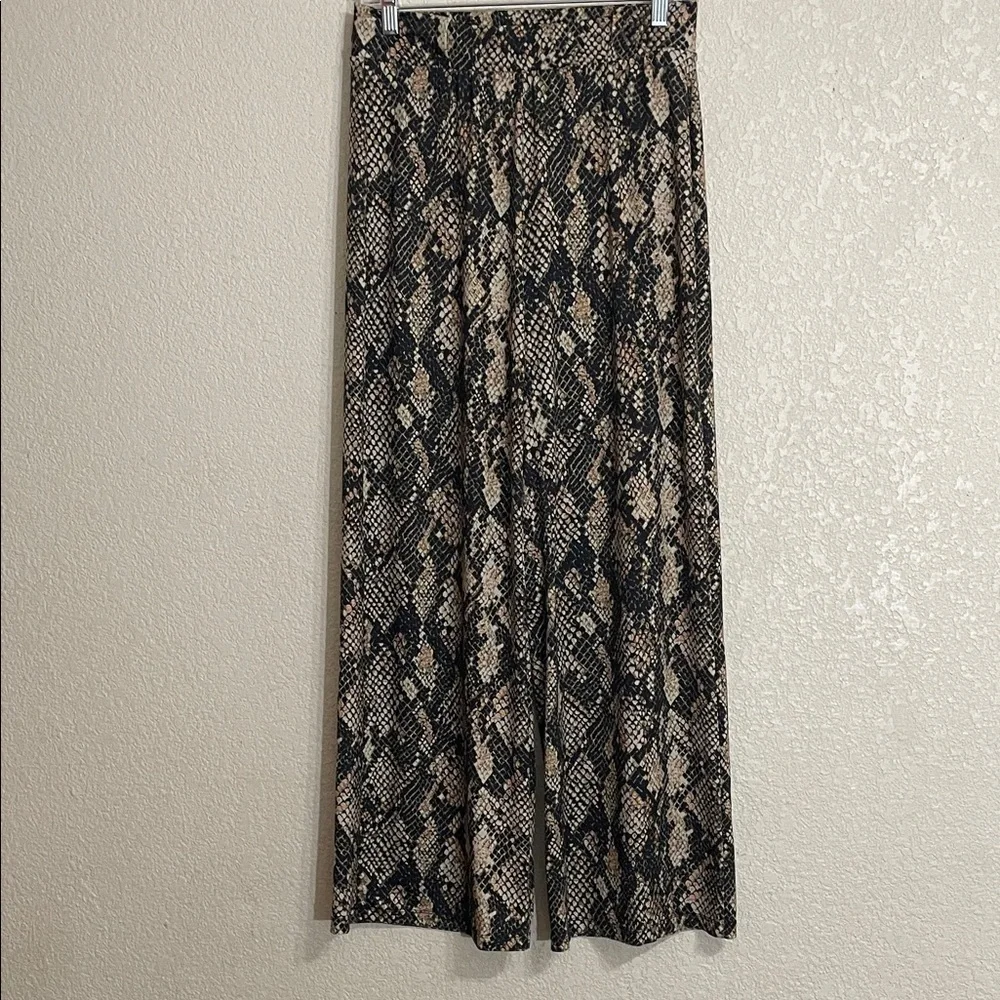 Philosophy Snakeskin print Wide-Leg Women's Pants